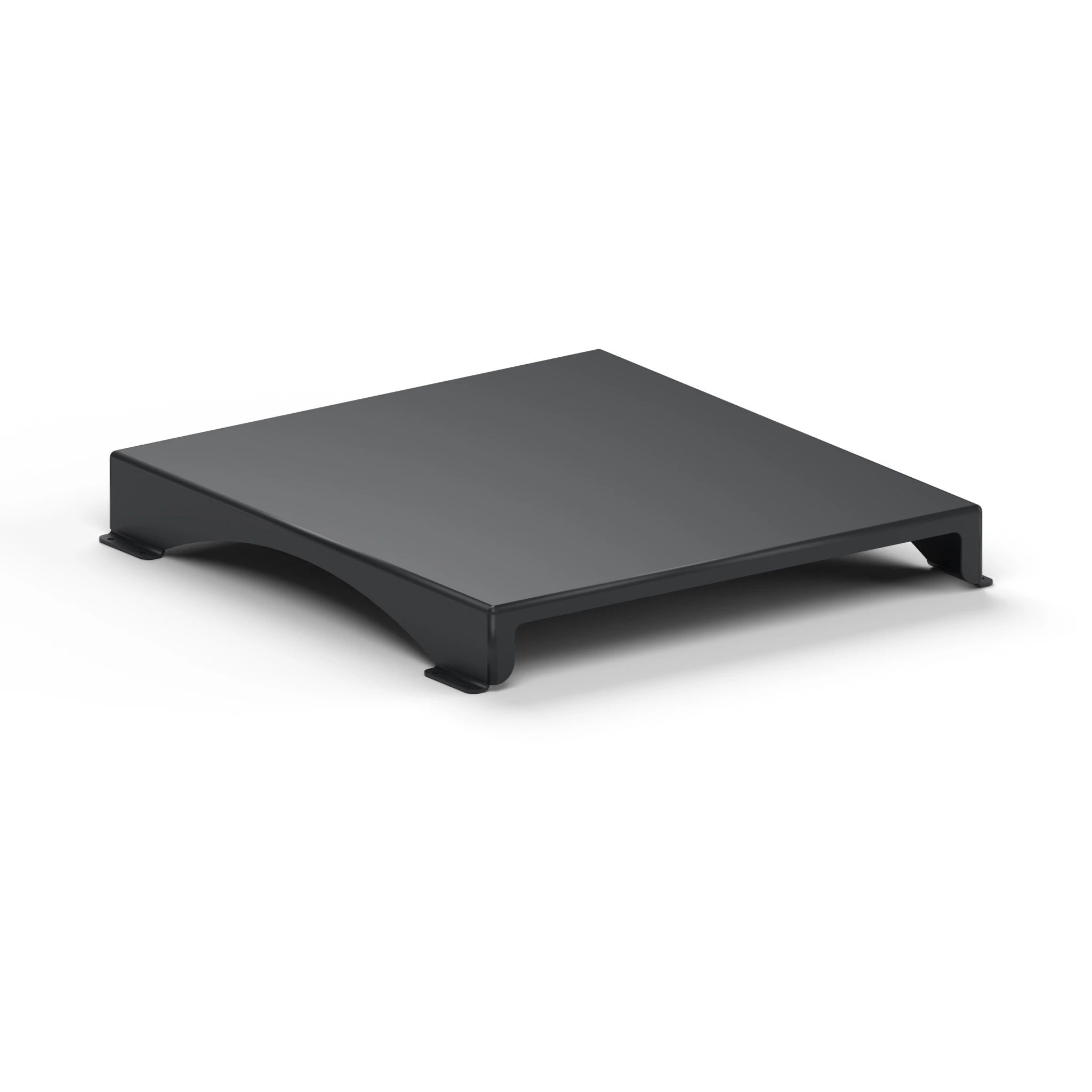 ZAPARA Floor Protective Bedding — black steel sauna heater floor stand